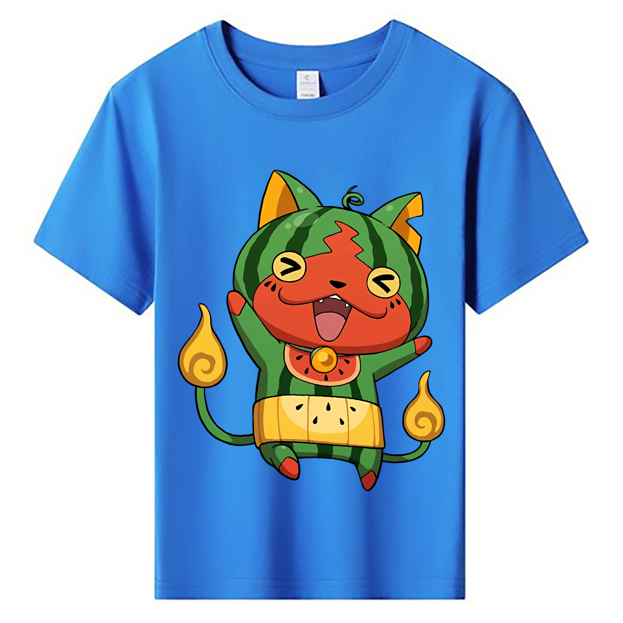（画像用） 妖怪ウォッチ Yo-kai Watch 綿100％キッズTシャツ（フロントプリント）